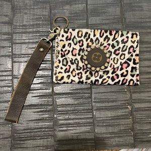 Keep it Gypsy upcycled LV wristlet real leather handle.